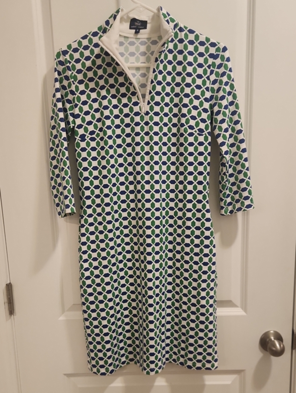 Sailor-Sailor Geometric Dress Golf Vacation